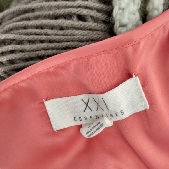 Coral Ruffle Collar Mini Dress - Picture 3 of 6